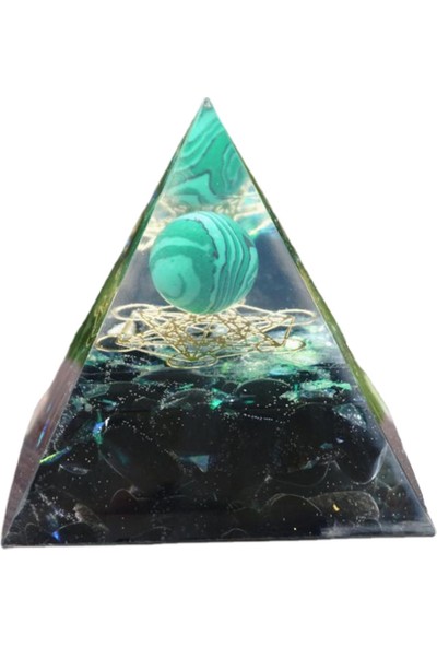 Lovoski Feng Shui Yoga Için Orgon Piramit Enerji Jeneratörü Süs Kristal Küre 6x6 cm (Yurt Dışından)