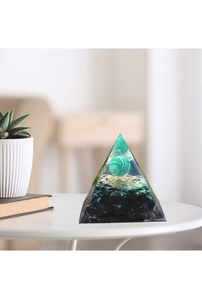 Lovoski Feng Shui Yoga Için Orgon Piramit Enerji Jeneratörü Süs Kristal Küre 6x6 cm (Yurt Dışından)