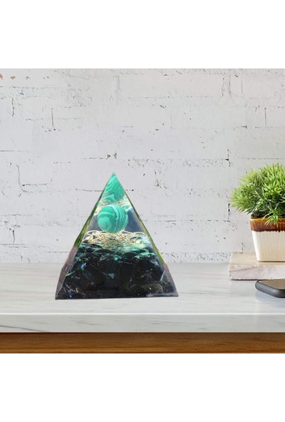 Lovoski Feng Shui Yoga Için Orgon Piramit Enerji Jeneratörü Süs Kristal Küre 6x6 cm (Yurt Dışından)