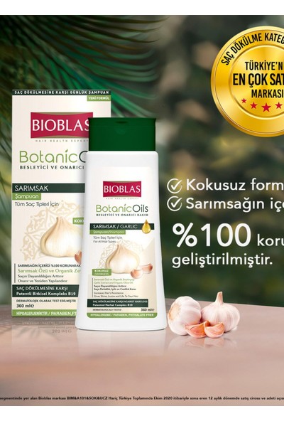 Bioblas Bioblas Sarımsaklı Şampuan 360 ml Şampuan