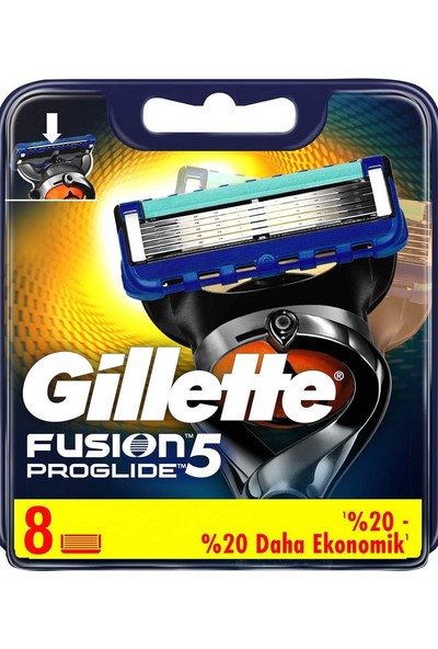 Gillette Fusion Proglide Yedek Tıraş Bıçağı 8'li 7702018085545 Tıraş Bıçağı