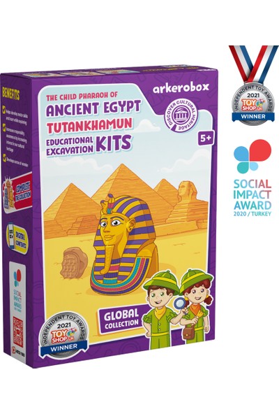arkerobox Antik Mısır | Tutankhamun Eğitici Kazı Seti | Global Koleksiyon