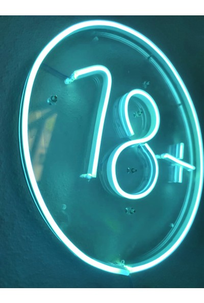 Dekoraven +18 Neon Şekiller Işaret Neon LED Dekoratif Duvar Aydınlatması Neon Duvar Yazısı