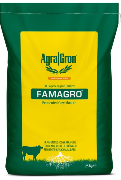 Agragron Famagro Organik Gübre Fermente Edilmiş Çiftlik Gübresi 25 kg