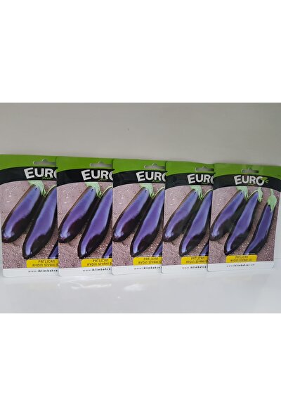 Euro Aydın Siyahı Patlıcan Tohumu 5 Adet