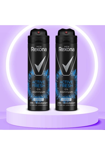 Rexona Cobalt Dry Erkek Sprey Deodorant 150 ml x 2
