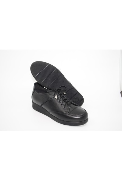Diego Carlotti Kadın Hakiki Deri Lastik Bağcıklı Günlük Kullanım Comfort Ayakkabı NOKE900