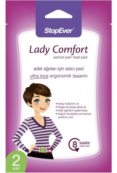 Stopever Stop Ever Lady Comfort Ağdet Ağrıları Için Isıtıcı Ped