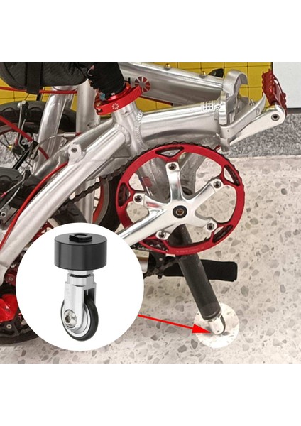 Kolay Tekerlek Fold Bisiklet Için 33.9mm Seatpost Brompton Dahon Gümüş Için Kolay Çarkı Silindiri (Yurt Dışından) modelleri