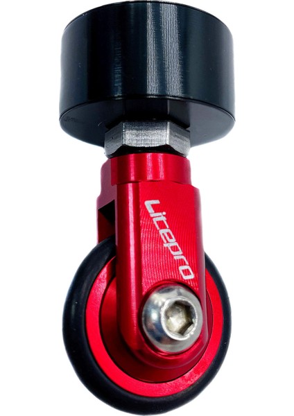 Katlanır Bisiklet Seatpost Kolay Tekerlek 33.9mm Koltuk Post Monte Rulo Easywheel Tekerler Ez Tekerlek Dahon Bisiklet ile Uyumlu - Kırmızı (Yurt Dışından) fiyatları