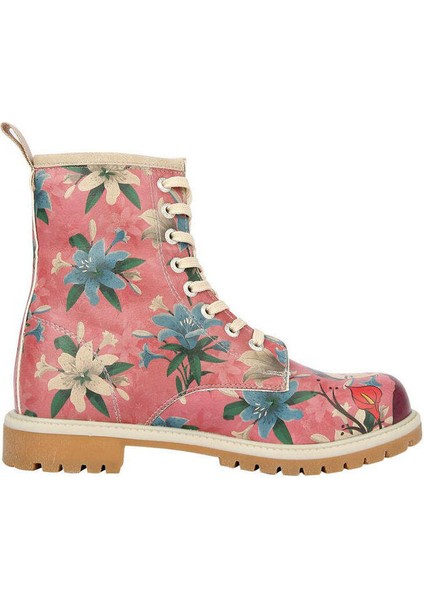 Kadın Vegan Deri Çok Renkli Uzun Bot - Like You Are Magic Frida Kahlo Tasarım fırsatları