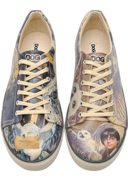 Erkek Vegan Deri Çok Renkli Sneakers - Warner Bros Harry and Hedwig Harry Potter Tasarım fiyatları