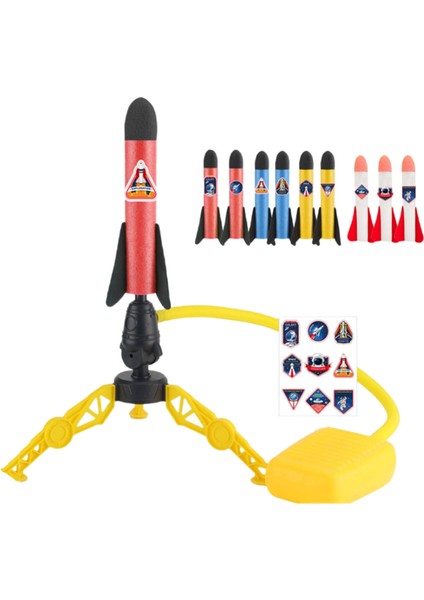 Roket Launcher Adım Pompa Güç Hava Preslenmiş Stomp Açık Çocuk Oyuncak Hediyeler H (Yurt Dışından)