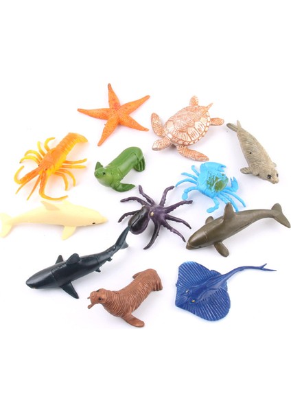12 Adet Deniz Yaratıkları Rakamlar Renkleri Tanımlayın Plastik Öğretmenler Için Renkli (Yurt Dışından) fırsatları