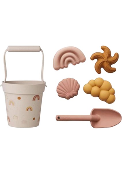 6 Parça Plaj Oyuncak Set - Pembe (Yurt Dışından)
