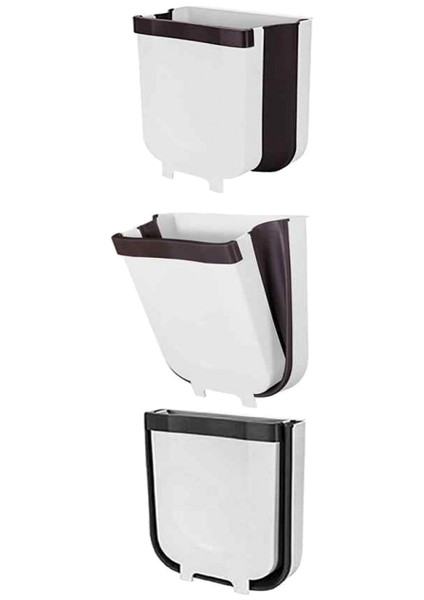 Çöp Kovası Portatif Katlanabilir Askılı Çöp Kovası