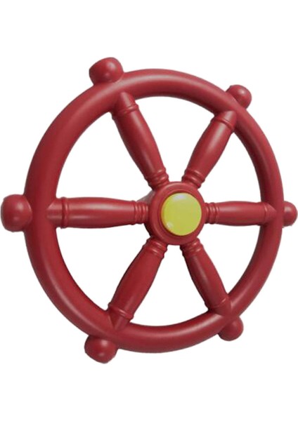 Taşınabilir 18.81 Inç Korsan Gemisi Tekerlek Salıncak Seti Için Açık Playset Arka Bahçe Kırmızı (Yurt Dışından)