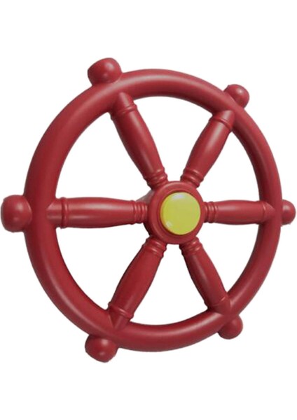 Taşınabilir 18.81 Inç Korsan Gemisi Tekerlek Salıncak Seti Için Açık Playset Arka Bahçe Kırmızı (Yurt Dışından)