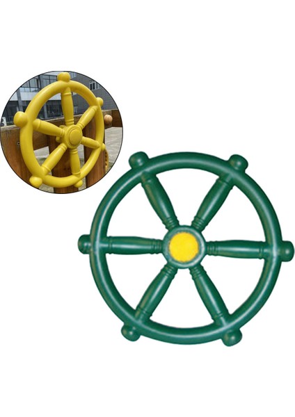 Taşınabilir 18.81 Inç Korsan Gemisi Tekerlek Salıncak Seti Için Açık Playset Arka Bahçe Kırmızı (Yurt Dışından)