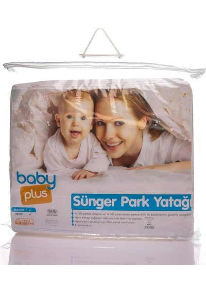 Baby Plus Sünger Bebek Oyun Park Yatak 50 x 90 cm