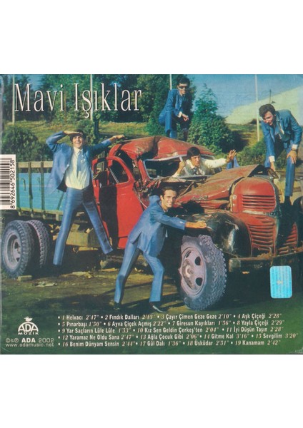 Ada Müzik Mavi Işıklar – Türk Pop Tarihi Eski 45'likler  CD