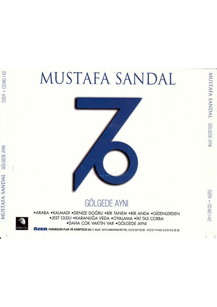 Mustafa Sandal – Gölgede Aynı +-×÷  CD