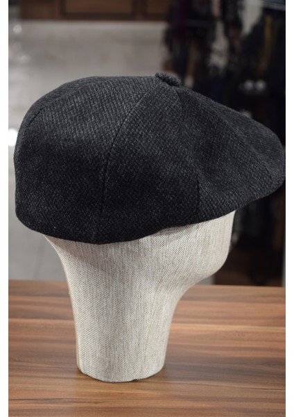 Kışlık Kasket Ingiliz Stili Peaky Blinders Siyah Noktalı Newsboy Trend 8 Parça Kasket fırsatları