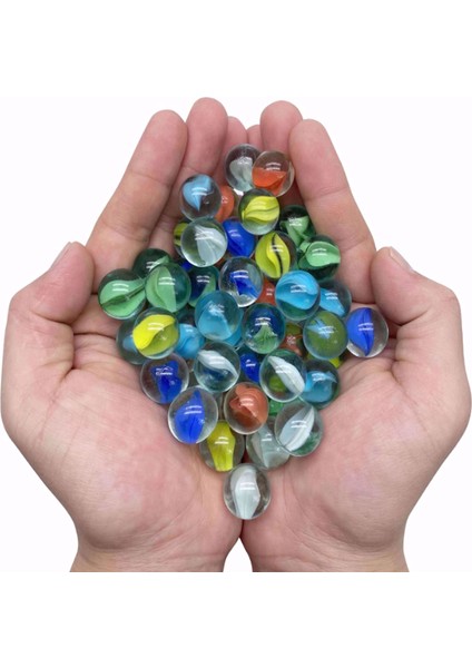 Uygun Getir Uygungetir Renkli Cam Misket Bilye Glass Marbles Bilya