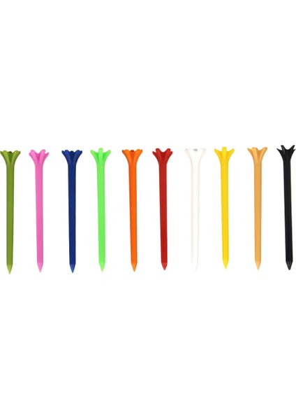 10 Paket Düşük Direnç 2-3 / 4 ve 3-1 / 4 '' Çeşitli Golf Pençesi Tees Eğitim Yardımları 70 mm (Yurt Dışından) indirimleri