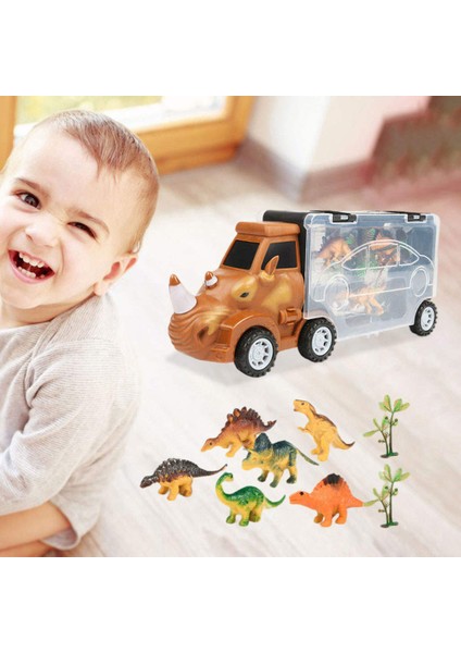 Taşıma Kamyonu Playset Doğum Günü Hediyesi Çocuklar 3, 4, 5, Yaş ve Üstü Uzun Gergedan (Yurt Dışından) modelleri