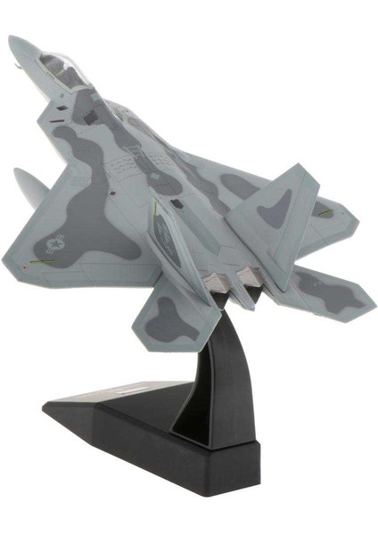 1/100 Ölçekli Döküm Alaşımlı Uçak Modeli F-22 Avcı Raptor Uçak (Yurt Dışından)