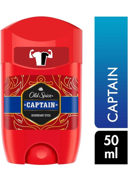 Stick Deodorant 50 ml Captain 8001841923840 Deodorant