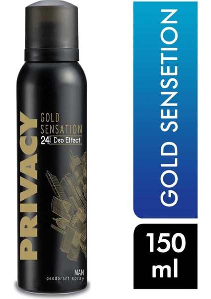 Erkek Deodorant Sprey 150 ml Gold Sensation 8690586015981 Deodorant