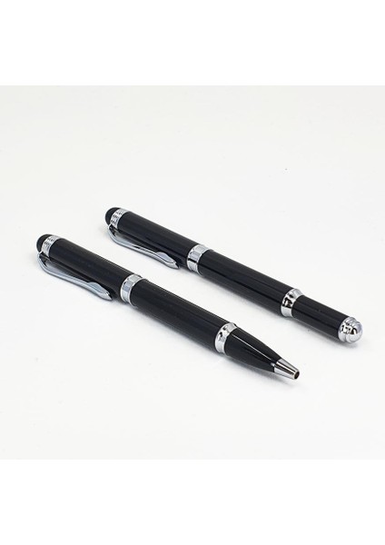 Siyah Metal Roller & Tükenmez Kalem Seti fiyatları