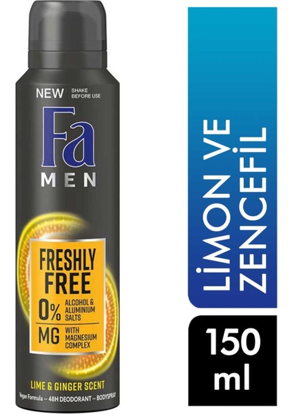 Erkek Deodorant 150 ml Limon ve Zencefil 8690572791219 Deodorant