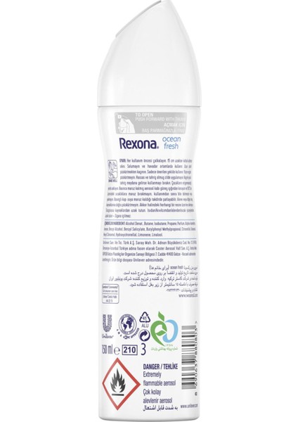 Deodorant Sprey Ocean Fresh 150 ml Deodorant modelleri