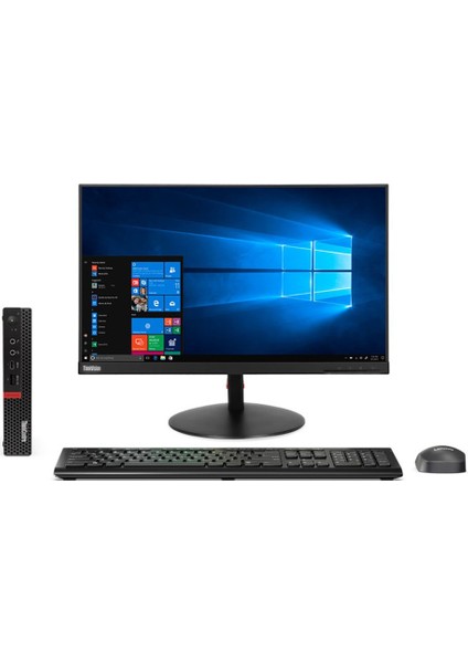Thinkcentre M720Q Tiny Intel Core I5 9400T 8gb 256GB Windows 10 Pro 21.5" Monitör Mini Pc 10T700BGTX25