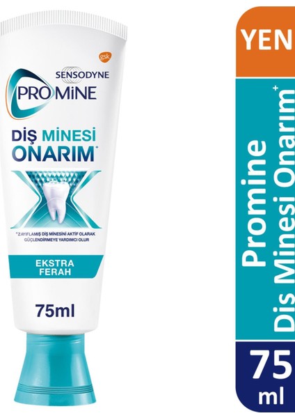 Promine Onarım Ekstra Ferah Diş Macunu 75 ml Diş Macunu