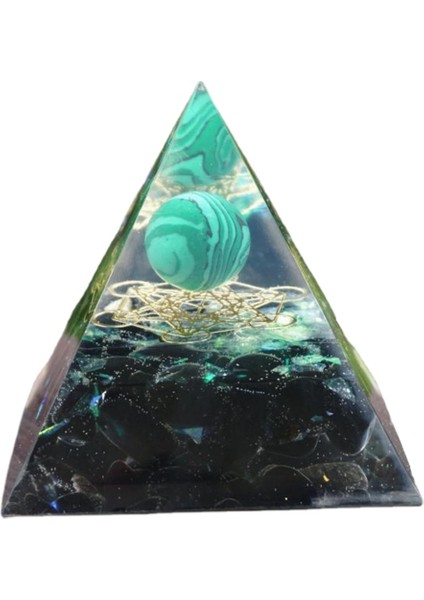 Feng Shui Yoga Için Orgon Piramit Enerji Jeneratörü Süs Kristal Küre 6x6 cm (Yurt Dışından)