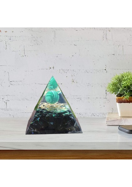 Feng Shui Yoga Için Orgon Piramit Enerji Jeneratörü Süs Kristal Küre 6x6 cm (Yurt Dışından) modelleri