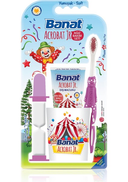 Acrobat Jr. Çocuk Ağız Bakım Seti Diş Beyazlatma Ürünü