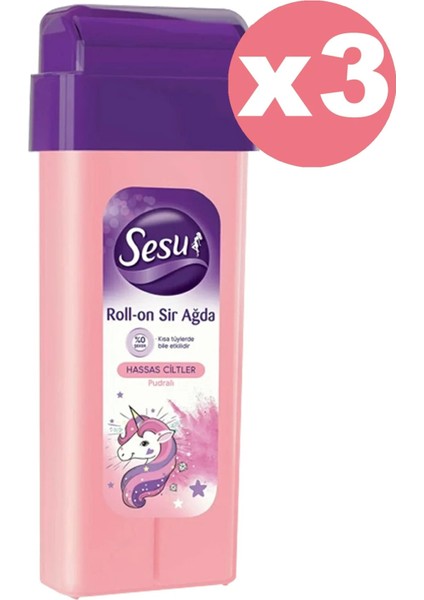 Roll-On Ağda Unicorn Hassas Ciltler 100 ml x 3 Adet