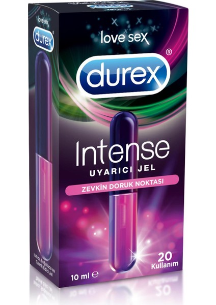 Intense Uyarıcı Jel 10 ml Prezervatif
