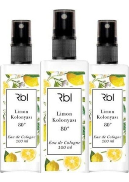 Limon Kolonya 100 ml 3 Adet