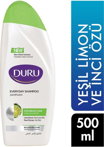 Şampuan 500 ml Yeşil Limon Özlü 8690506493646 Şampuan