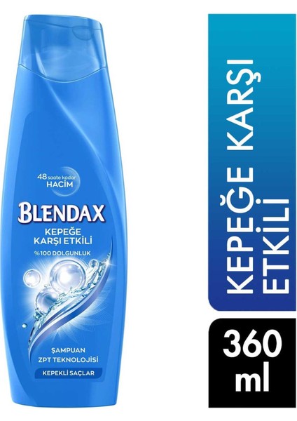 Şampuan 360 ml Kepeğe Karşı Etkili Zpt Teknolojisi 8690572798034 Şampuan