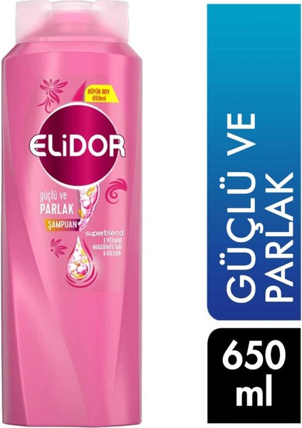 Şampuan 650 ml Güçlü ve Parlak 8690637978777 Şampuan