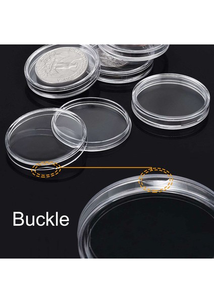 100'LÜ Para Kılıfları Konteyner Kutuları 21MM (Yurt Dışından) fırsatları
