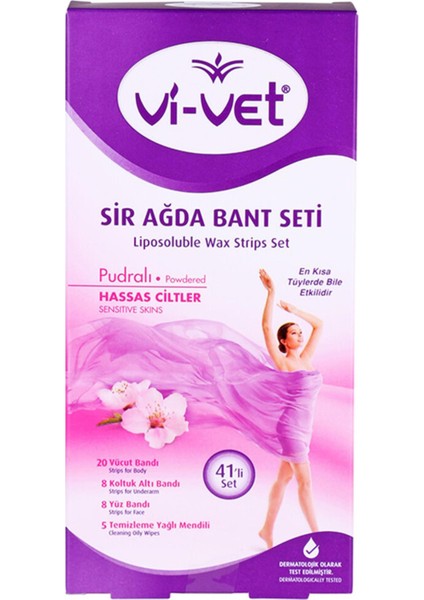 Sir Ağda Bant Seti 41'li Pudralı Ağda