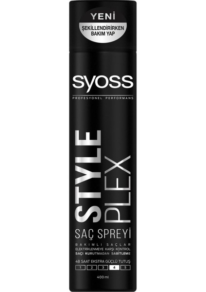 Saç Spreyi 400 ml Style Plex Saç Spreyi